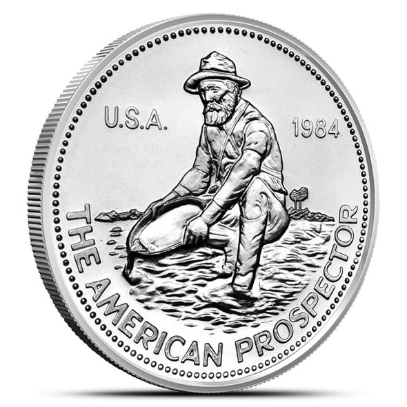 1 oz Silver Round - Engelhard Prospector