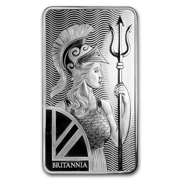 10 oz Silver Bar - Britannia