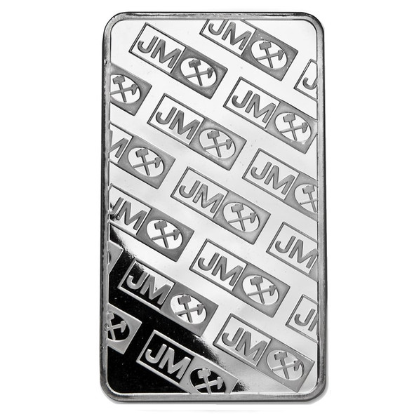 10 oz Silver Bar - Johnson Matthey - JM 10 oz Silver Bar - Johnson Matthey - JM