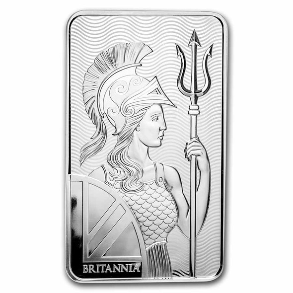 100 oz Silver Bar - Britannia