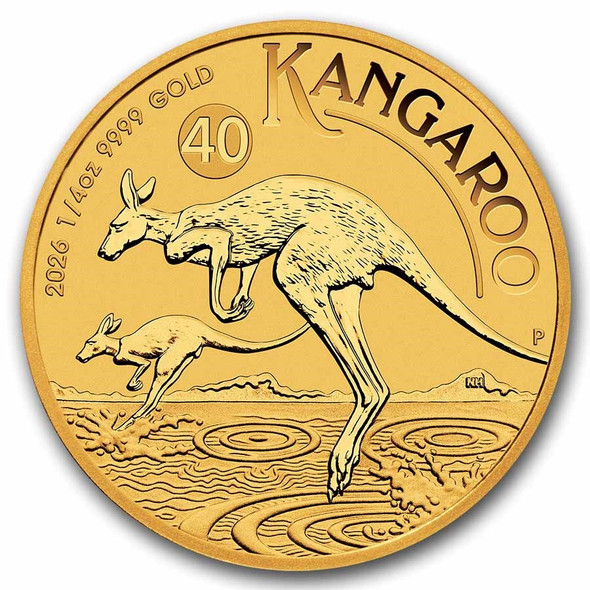 2026 1/4oz Australian Kangaroo Gold Coin