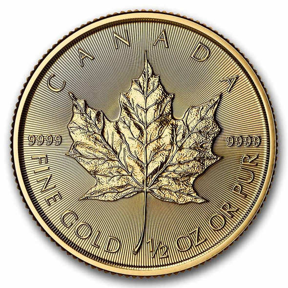 2026 Canadian 1/2oz Gold Maple Leaf BU