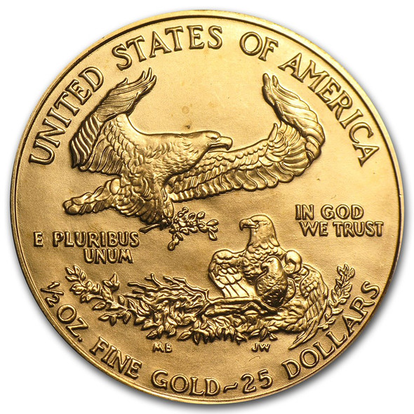 1986 1/2 oz Gold Eagle BU