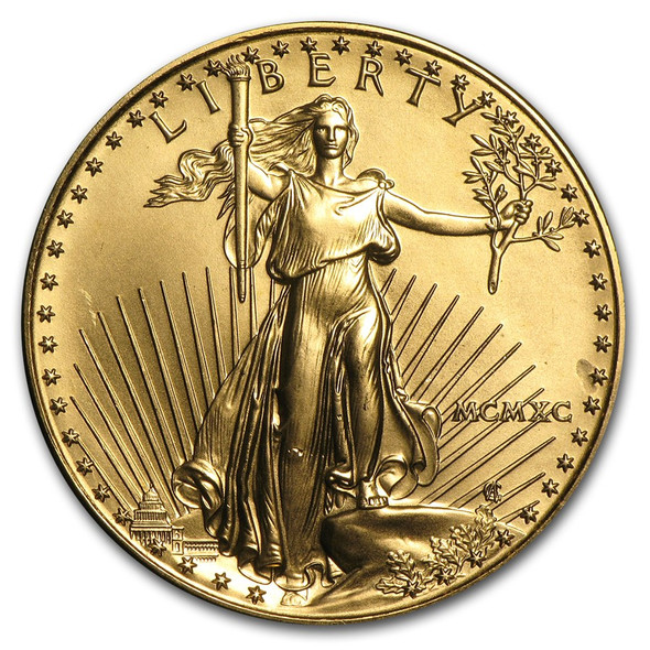 1990 1 oz Gold Eagle BU