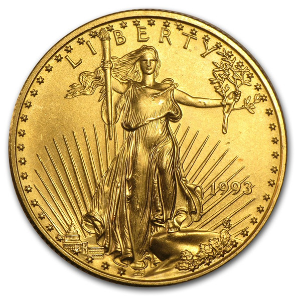 1993 1/2 oz Gold Eagle BU