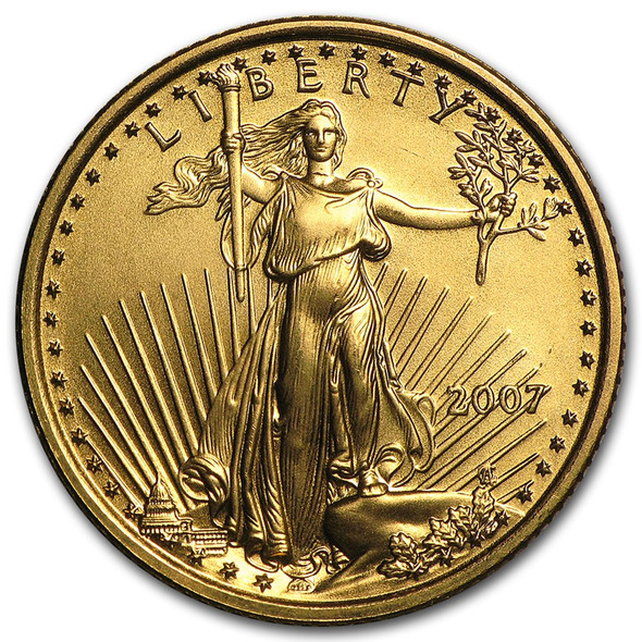 2007 1/4 oz Gold Eagle BU
