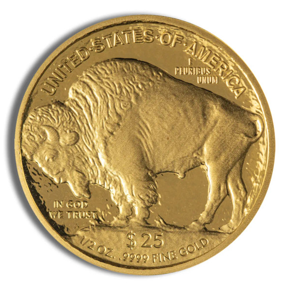 2008-W 1/2 oz Burnished Gold Buffalo (w/box & COA)