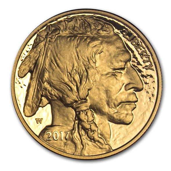 2017-W 1 oz Proof Gold Buffalo (w/box & COA)