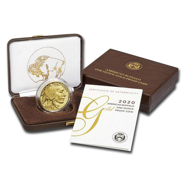 2020-W 1 oz Proof Gold Buffalo (w/box & COA)