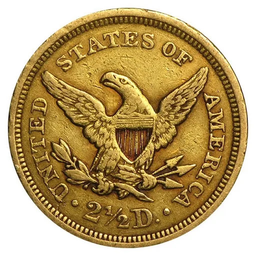 $2.50 Liberty Gold Quarter Eagle VF