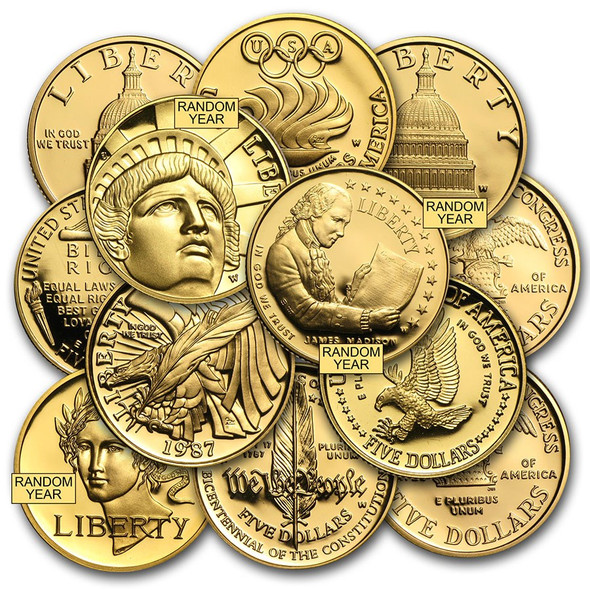 U.S. $5 Modern Gold Commemorative Coin