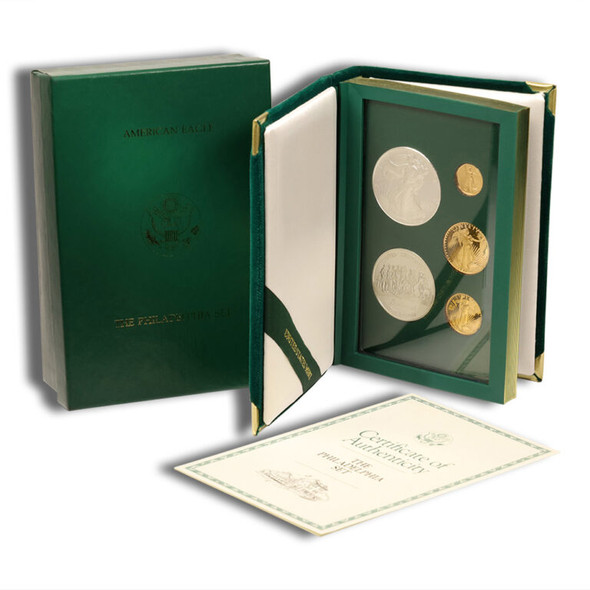 1993 Philadelphia Gold & Silver Eagle Set