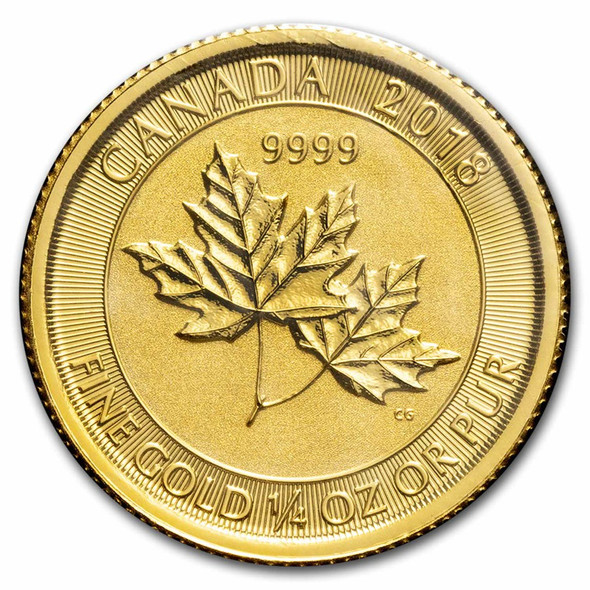 1/4 oz Canadian Twin Maple Leaf Gold Coin
