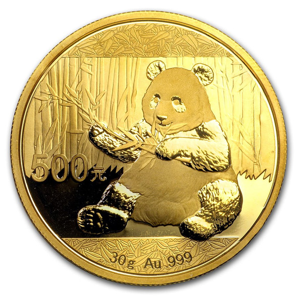 30 Gram China Gold Panda BU-Unsealed