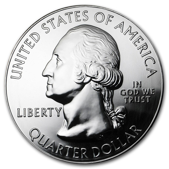 2010 5 oz ATB Hot Springs Silver Coin - BU