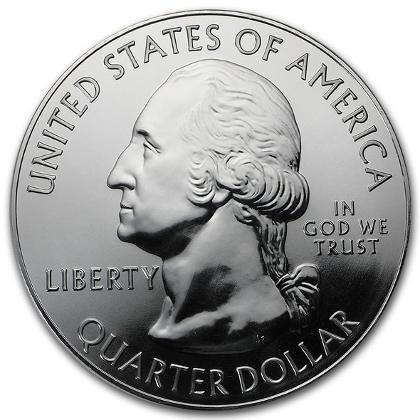 2010 5 oz ATB Yellowstone Silver Coin - BU
