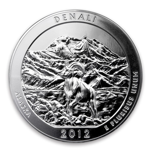2012 5 oz ATB Denali Silver Coin - BU