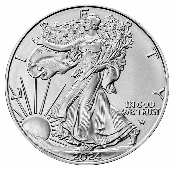 2024 1oz Silver American Eagle BU