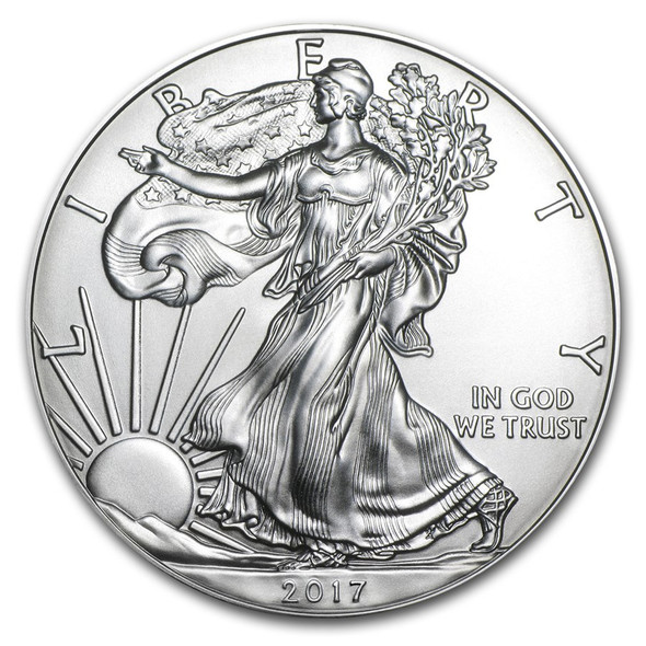 2017 1oz Silver Eagle 500 Coin-Monster Box BU
