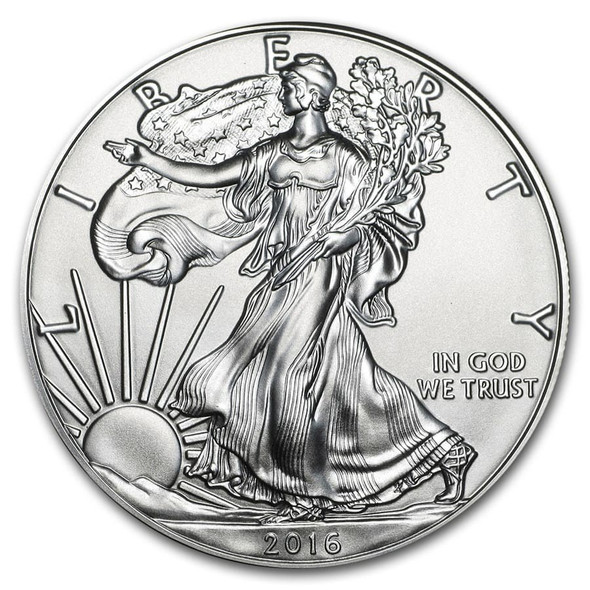 2016 1oz Silver Eagle 500 Coin-Monster Box BU