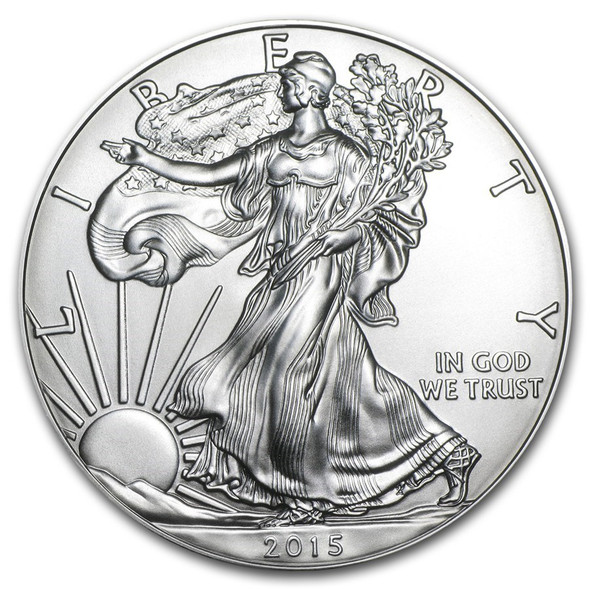 2015 1oz Silver Eagle 500 Coin-Monster Box BU