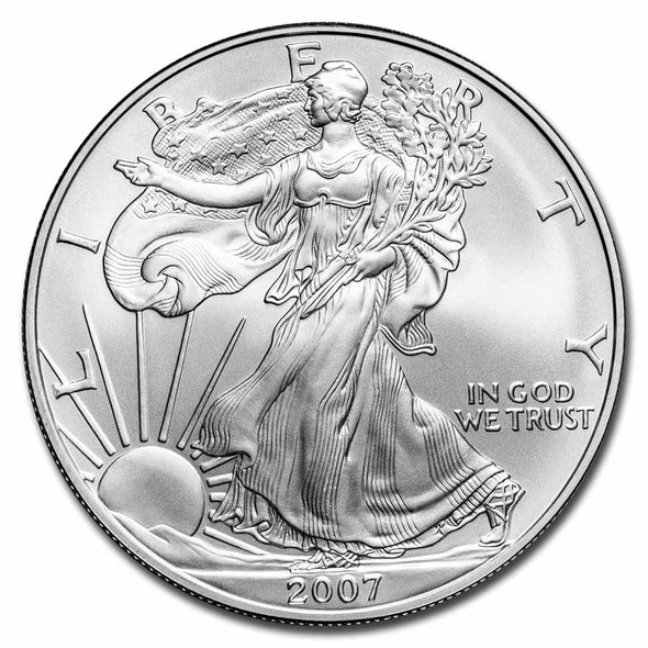 2007 1oz American Silver Eagle BU
