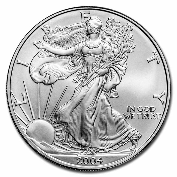2004 1oz American Silver Eagle BU
