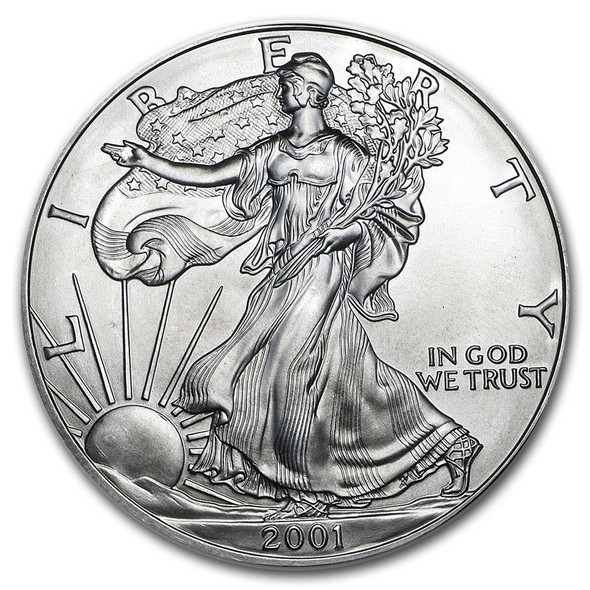 2001 1oz American Silver Eagle BU