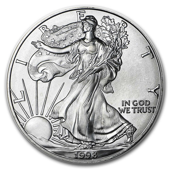1998 1oz American Silver Eagle BU