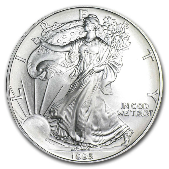 1995 1oz American Silver Eagle BU