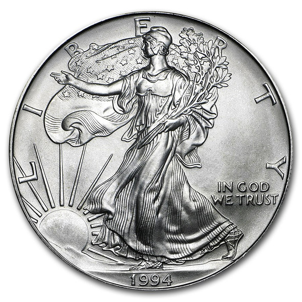 1994 1oz American Silver Eagle BU