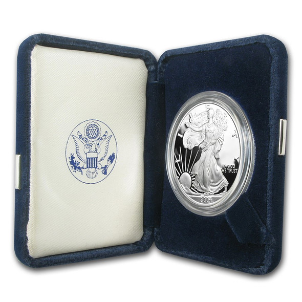 2004-W Proof Silver Eagle (Box & COA)