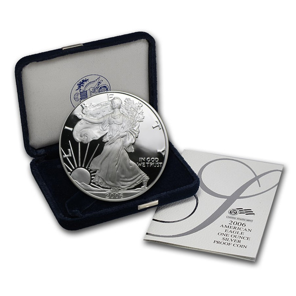 2006-W Proof Silver Eagle (Box & COA)