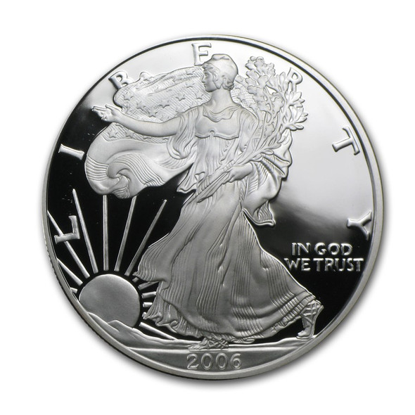 2006-W Proof Silver Eagle (Box & COA)