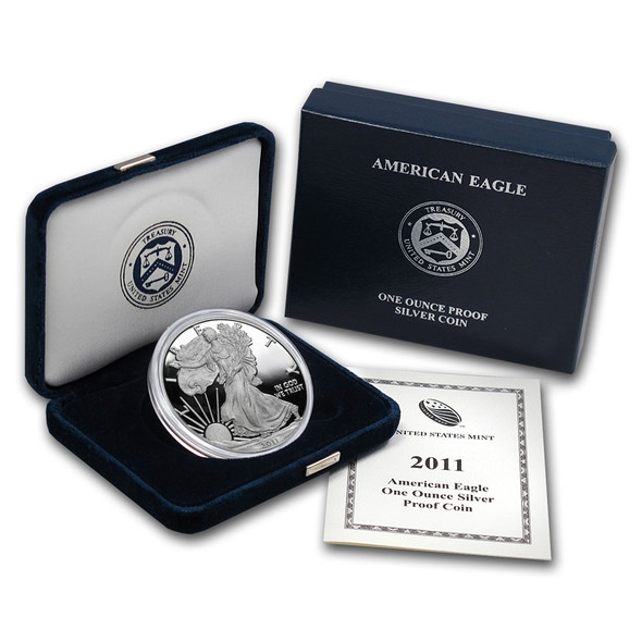 2011-W Proof Silver Eagle (Box & COA)