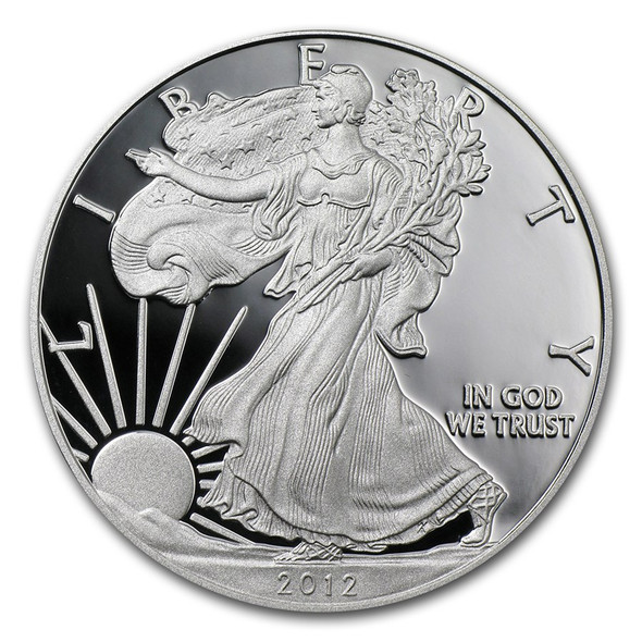 2012-W Proof Silver Eagle (Box & COA)
