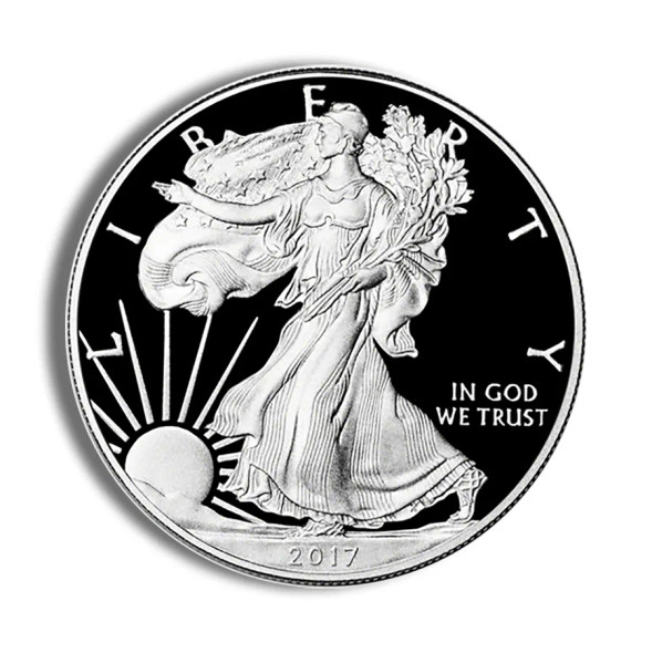 2017-W Proof Silver Eagle (Box & COA)