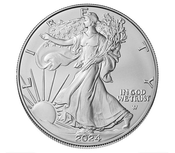 2024-W Proof Silver Eagle (Box & COA)