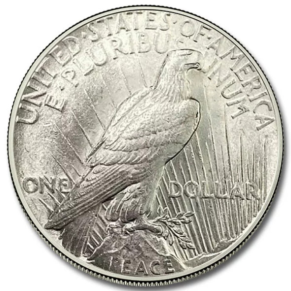Peace Silver Dollar AU