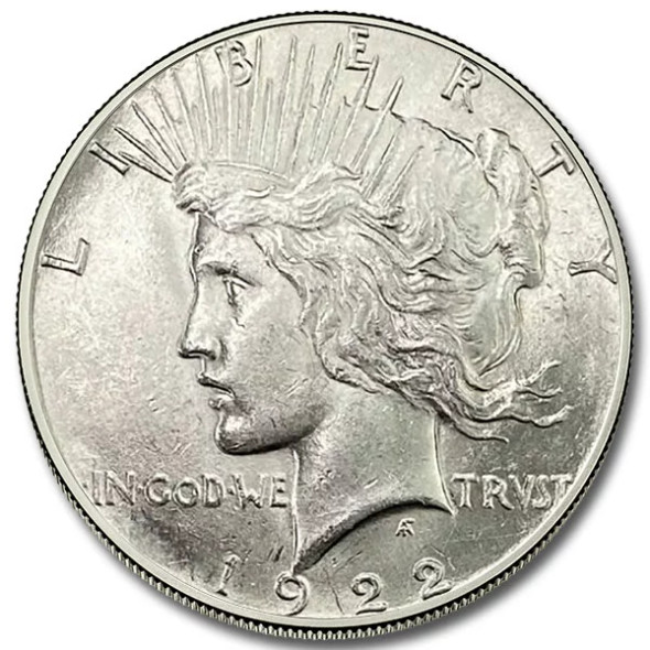 Peace Silver Dollar AU