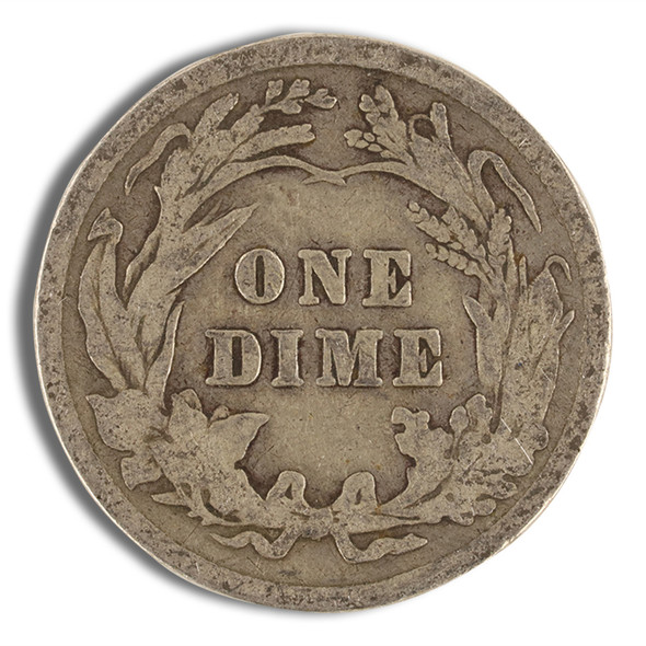$1 FV 90% Silver Barber Dimes - G-F