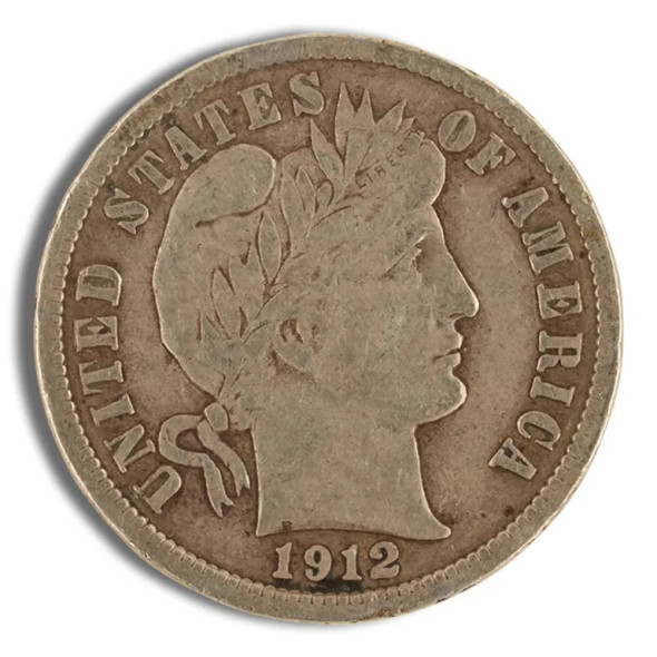 $1 FV 90% Silver Barber Dimes - XF