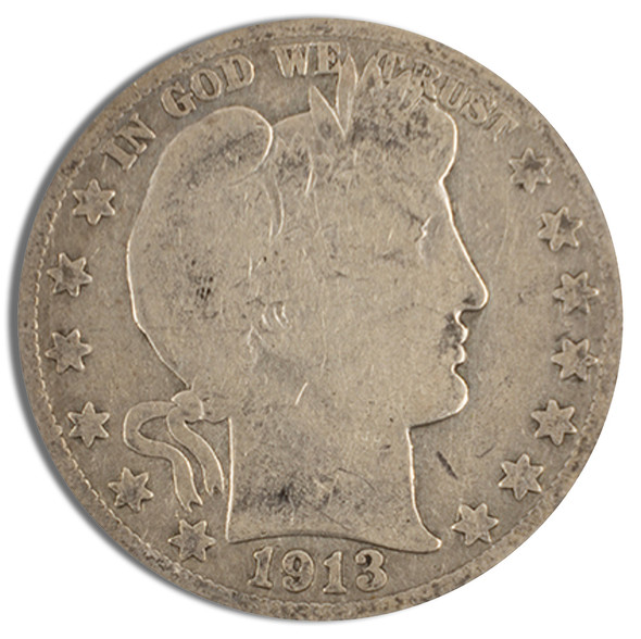 $1 FV 90% Silver Barber Half Dollars - Avg Circ