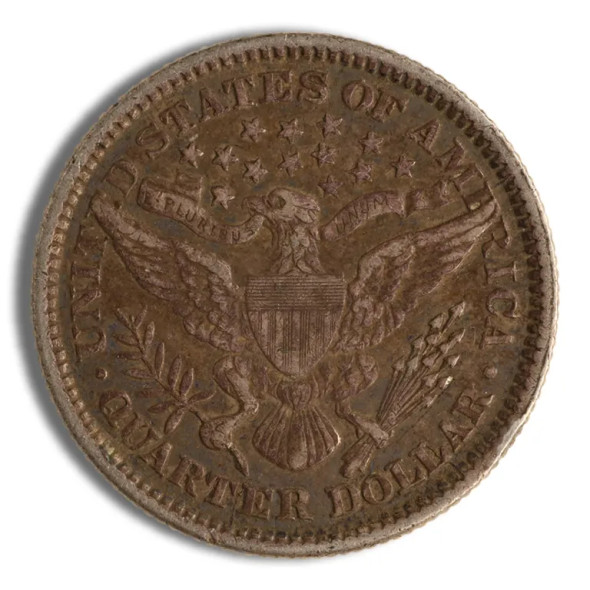 $1 FV 90% Silver Barber Quarters - XF