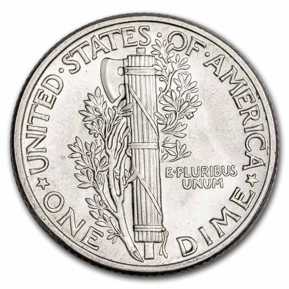 $1 FV 90% Silver Mercury Dimes - BU