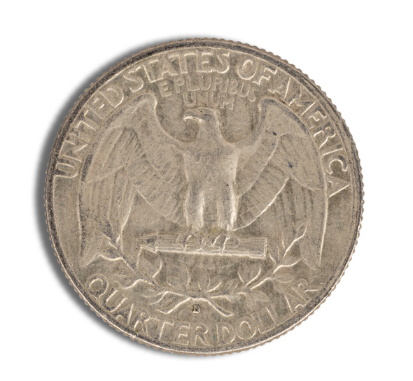 $1 FV 90% Silver Washington Quarters Avg Circ