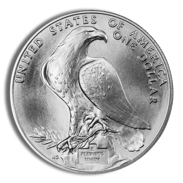 1984-S $1LA Olympic Silver Commemorative- BU