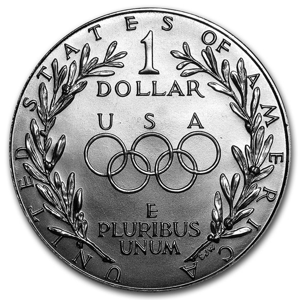 1988-D $1 Olympic Silver Commemorative- BU