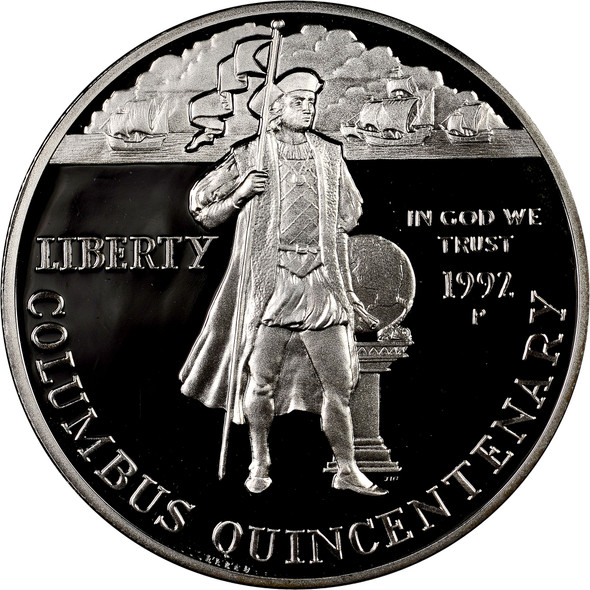 1992-P $1 Columbus Silver Commem - Proof