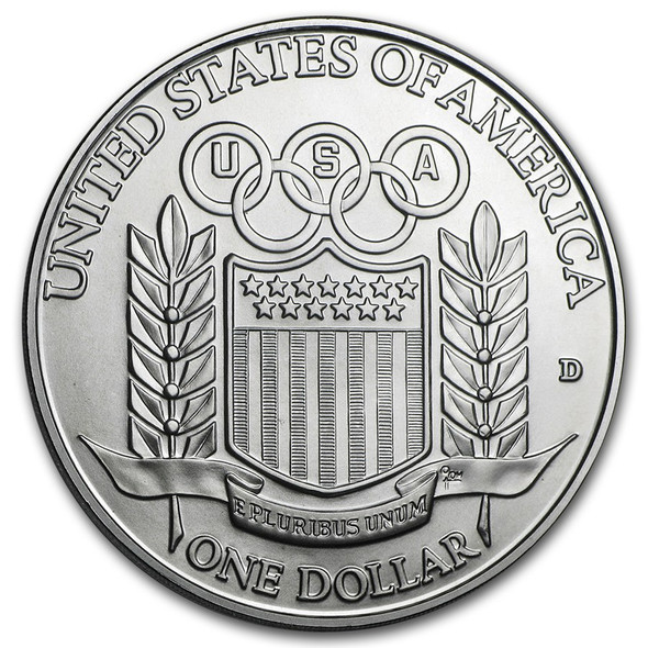 1992-D $1 Olympic Silver Commem - BU